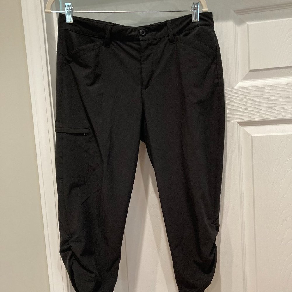 Eddie Bauer black crop pants.  Size 10.  Lots of pockets. Great travel pants.
